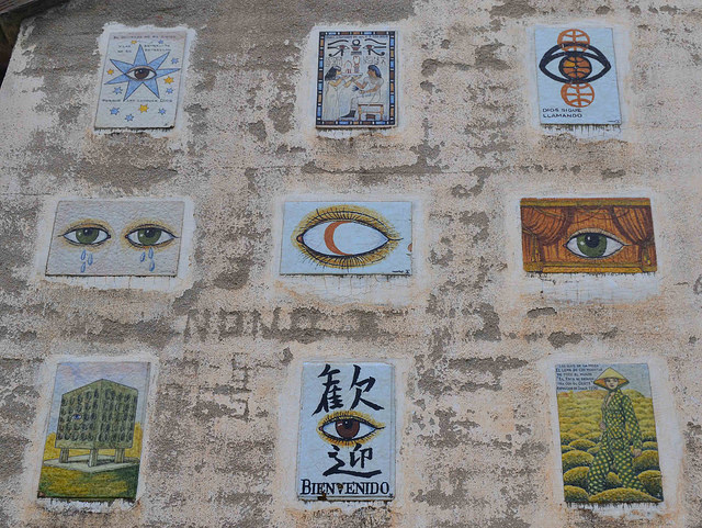 Monumento a los ojos Ambite Panibericana 11