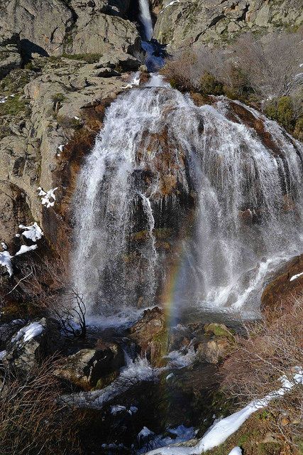 La Chorrera de los Litueros Cascada Somosiera Madrid Península ibérica Panibericana 2