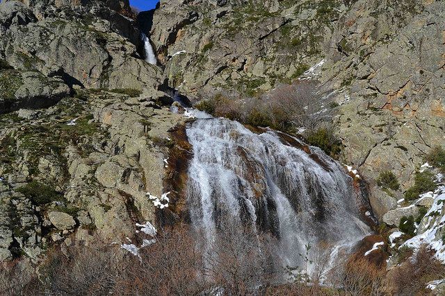 La Chorrera de los Litueros Cascada Somosiera Madrid Península ibérica Panibericana 4