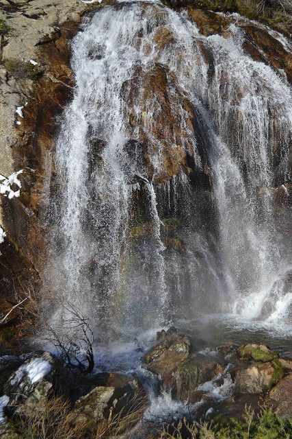La Chorrera de los Litueros Cascada Somosiera Madrid Península ibérica Panibericana 7