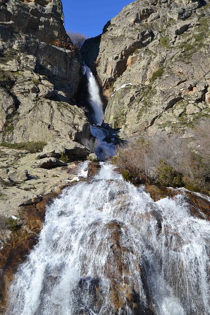 La Chorrera de los Litueros Cascada Somosiera Madrid Península ibérica Panibericana 8