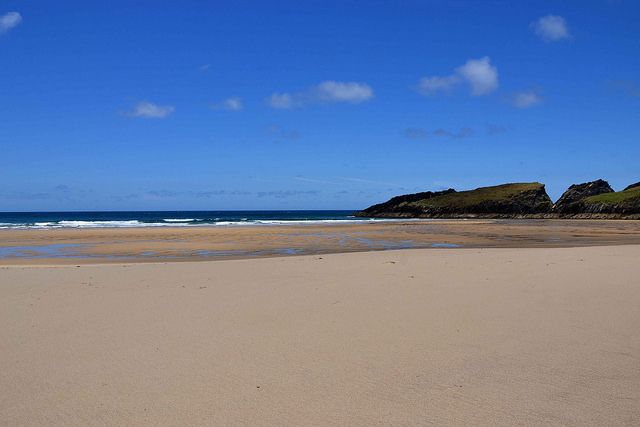 Playas bonitas España Galicia Lugo Coruña Barqueiro Porto de Bares, San Román, Esteiro Panibericana 11