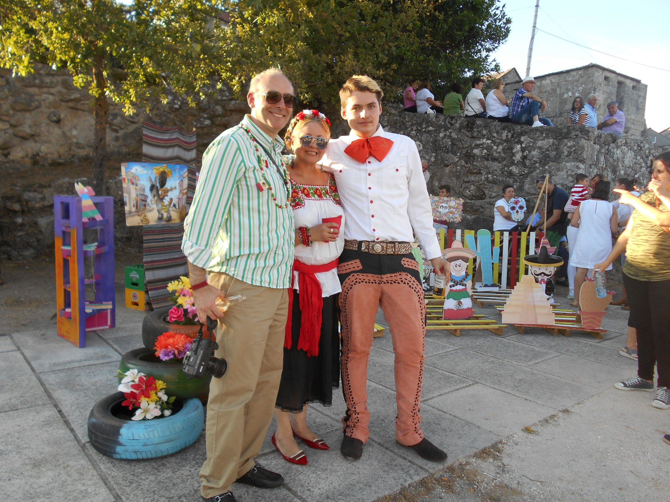 Fiesta mexicana, Avión, Ourense, Galicia, mexicanos Panibericana 2