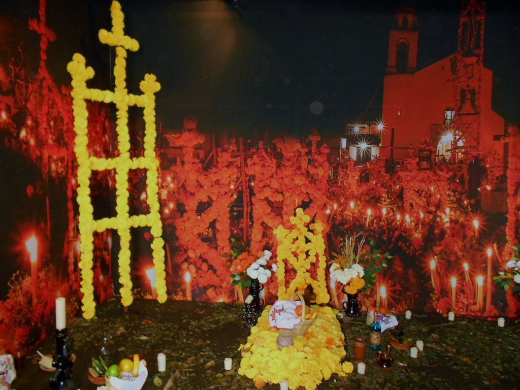Día de muertos mexicano en Madrid, Instituto Cultural de México en España 2024, altar, ofrenda, catrina, Panibericana